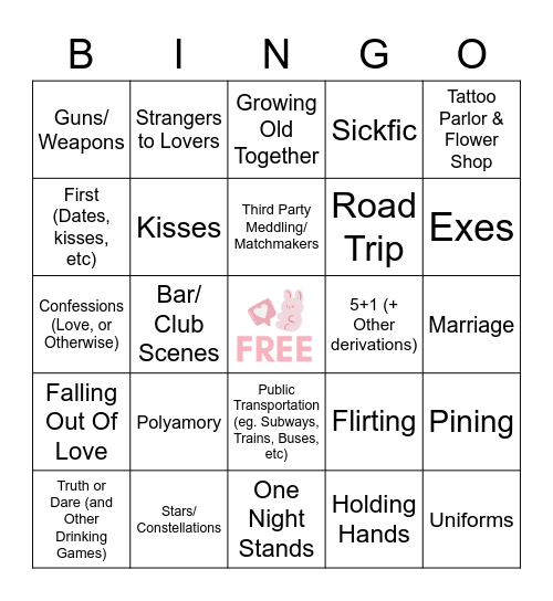 SOOBFEST Bingo Card