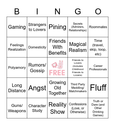 SOOBFEST Bingo Card