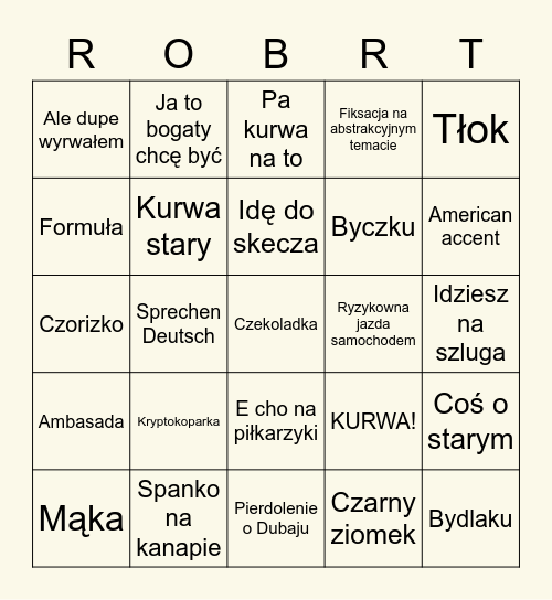 Robingo Card