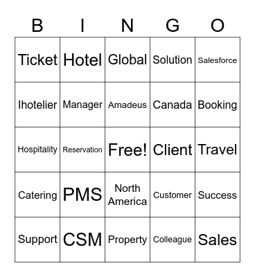 Engagement Bingo Card