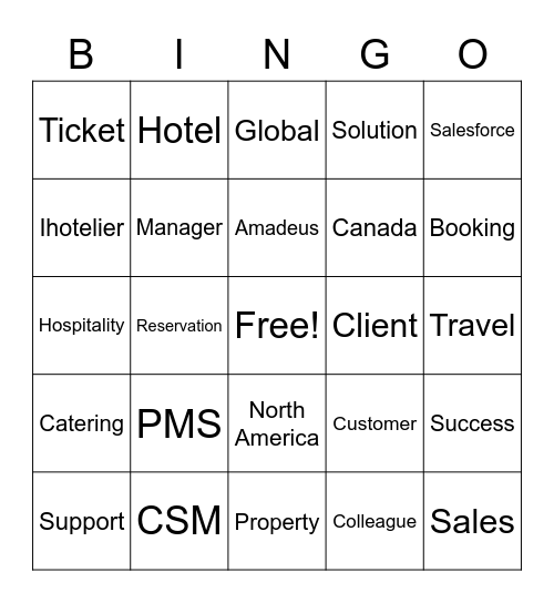 Engagement Bingo Card