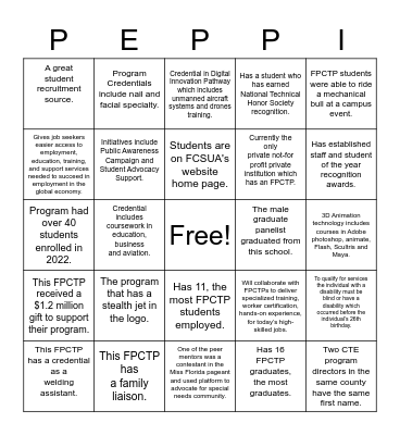FLPEPPI Bingo Card
