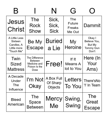 Emo BBS Round 3 Bingo Card