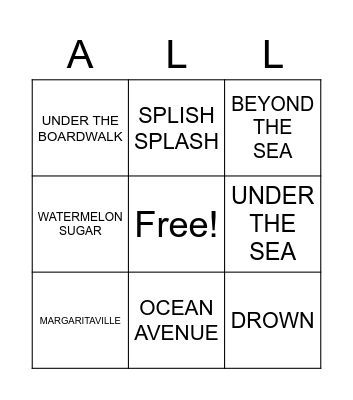 HYDRATION IS KEY Bingo Card