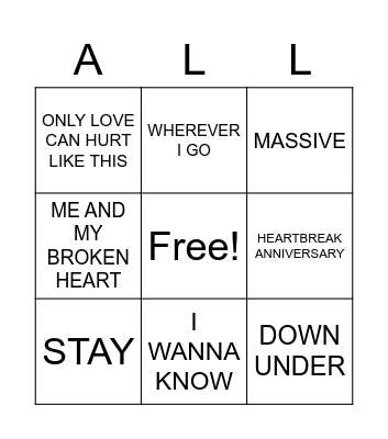 TIKTOK YOU DON'T STOP Bingo Card