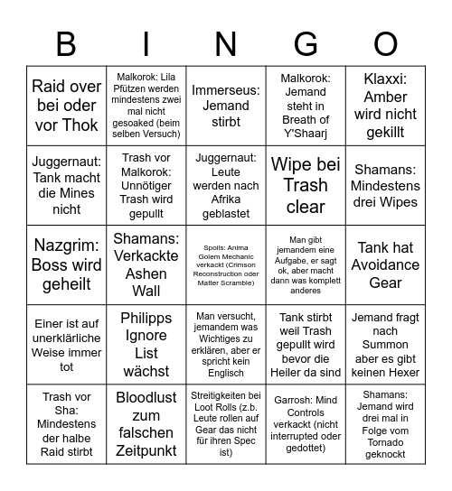 Pug Bingo Card