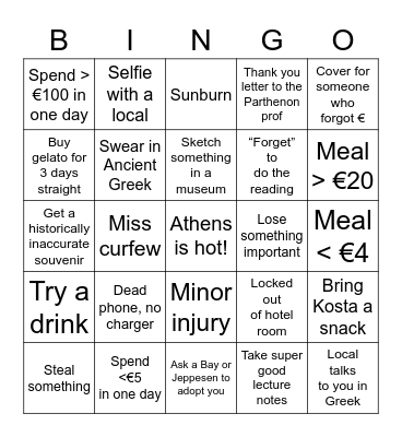 Green Bingo 2: YOU Do This Stuff Bingo Card