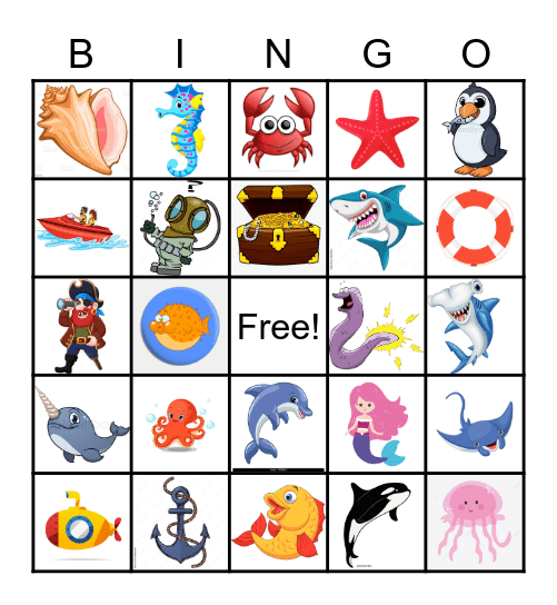 OCEANS OF POSSIBILITIES Bingo Card