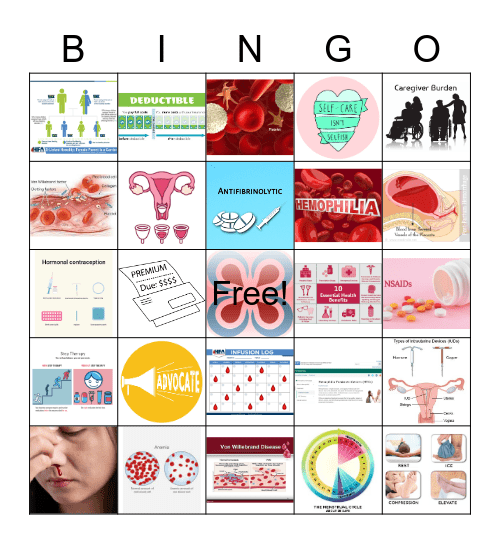 Blood Sisterhood BINGO: Main Game Bingo Card