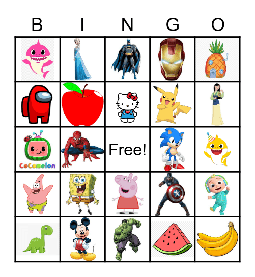 RANDOM BINGO Card