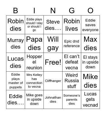 ST s4v2 Bingo Card
