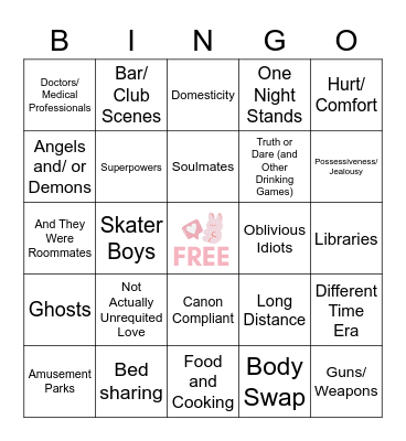 SOOBFEST Bingo Card