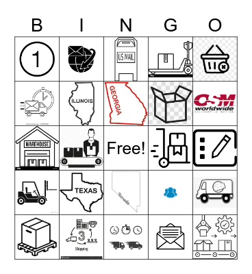 OSM Company Picnic Bingo Card