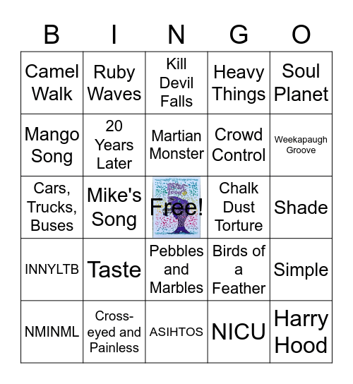 PHISH BINGO Card