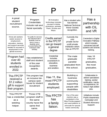 FLPEPPI Bingo Card