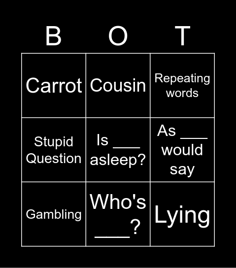 Bot Bingo Card