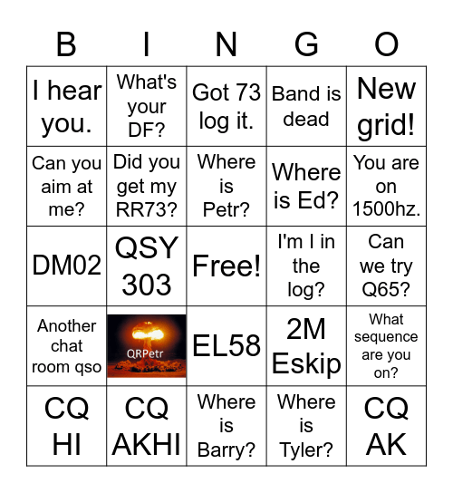 4th of July weekend Slack Bingo Card
