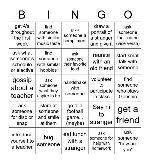 Introvert Challenges Super Epic Not Clickbait Fortnite Special Skin For Pros Bingo Card
