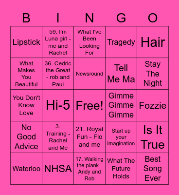 Montenegro 5 Bingo Card