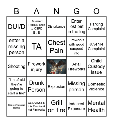 Let Freedom RING!! Bingo Card