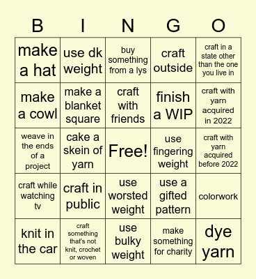 WIP IT Bingo - Char Bingo Card