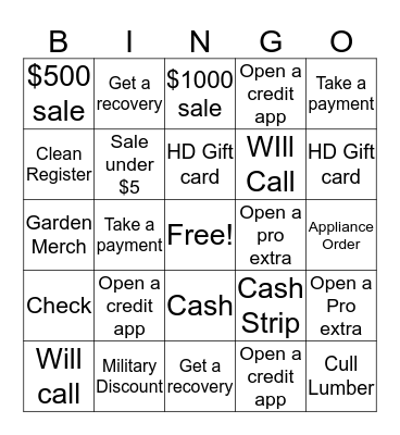 Homer Bingo Card