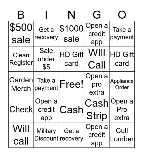 Homer Bingo Card