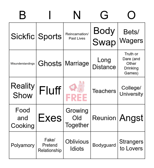 SOOBFEST Bingo Card