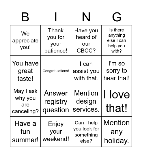 Holiday Bingo 2022 Bingo Card