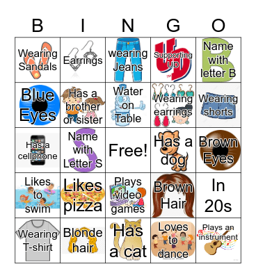 Ice Breaker Bingo Card