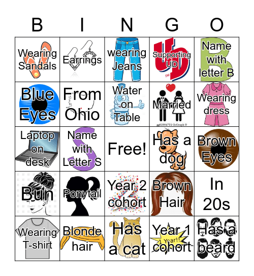 Ice Breaker Bingo Card