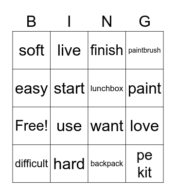 FF3 Bingo Card