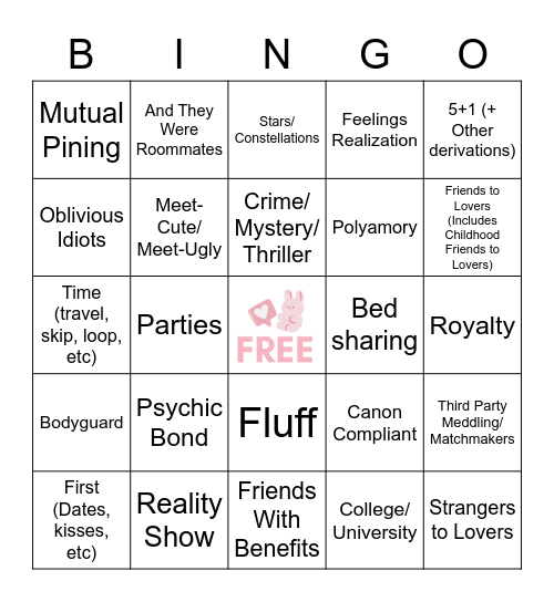 SOOBFEST Bingo Card