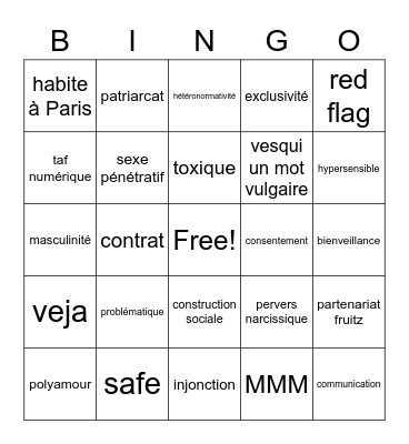 Bingo woke Bingo Card