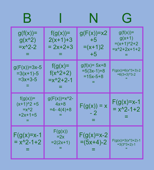 Maya y Summer bingo :D Bingo Card