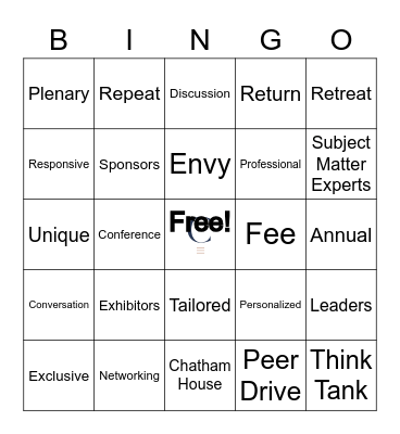 CEC BINGO Card