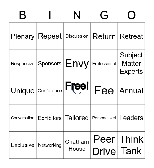 CEC BINGO Card