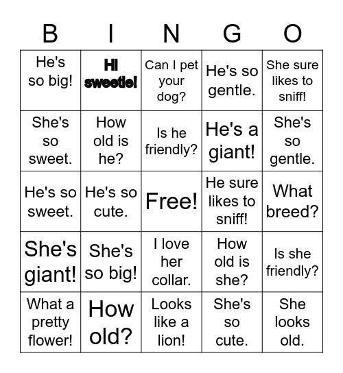 Blyssful Bingo for Boba Bingo Card