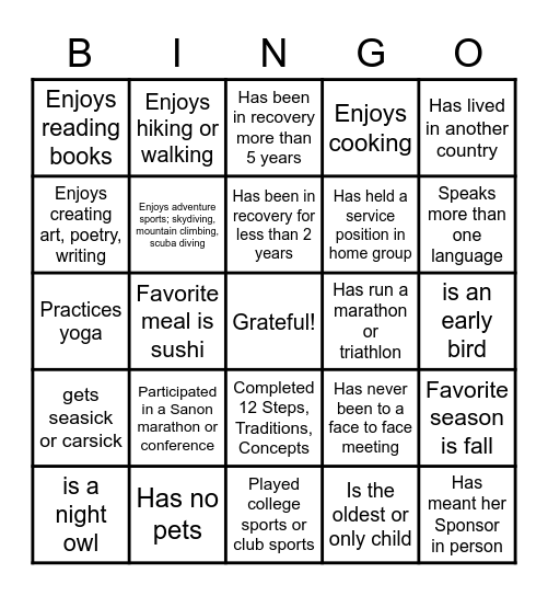 Gaston Lake Gathering Bingo Card