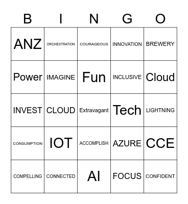 CSU BINGO Card