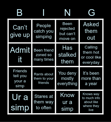 You have a problem at this point Bingo Card