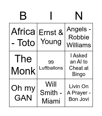 Copenhagen Summer Party 2022 Bingo Card