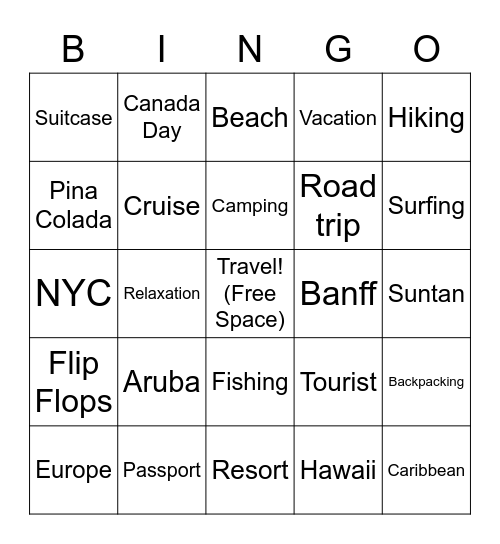 TTAC Bingo Night (Or Afternoon) Bingo Card