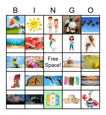 Summertime Fun! Bingo Card