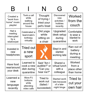 Axl Bingo Card