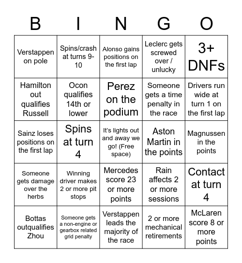 Austria Bingo Card