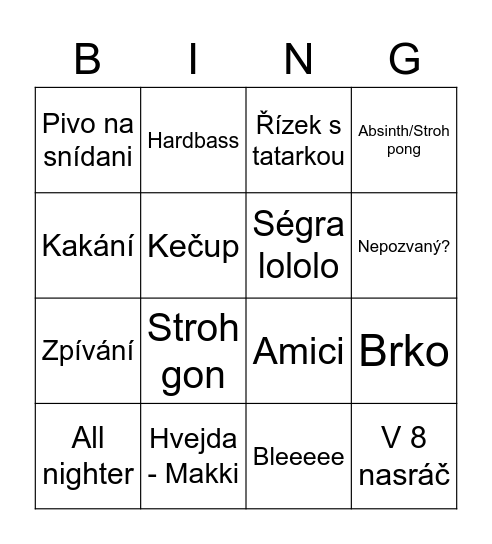 Top secret bingo xDDDD Bingo Card