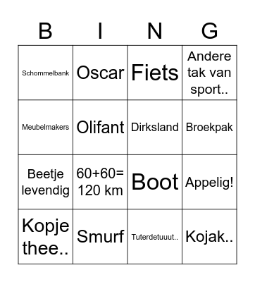 Roos Audiffred Bingo Card