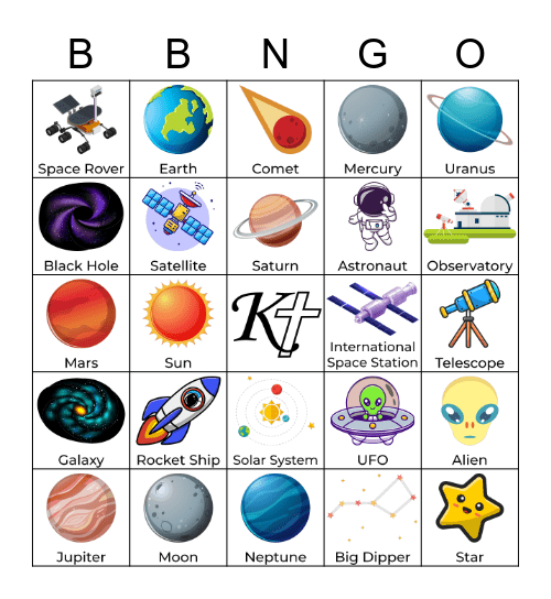 KT Space Bingo Card