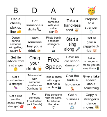 Josh’s Last Ride 🚴 Bingo Card